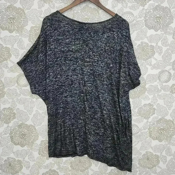 Lane Bryant Scoop neck Batwing Asymmetrical Knit Blouse 18/20 378C - Picture 2 of 7